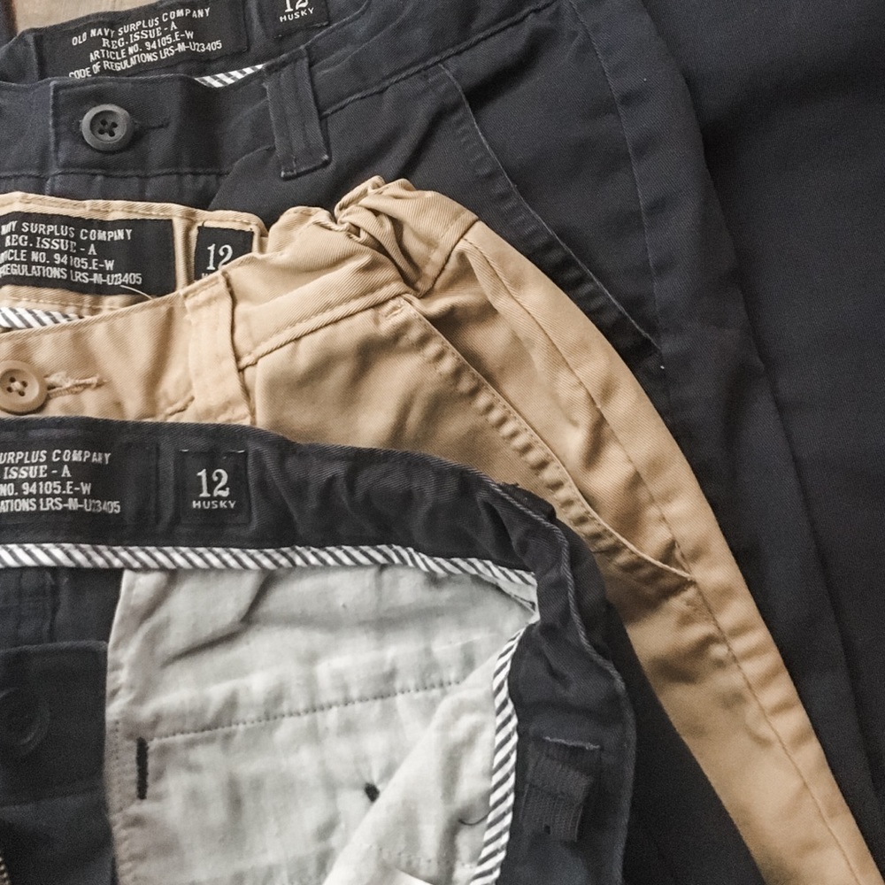 Boys Husky Uniform Pants